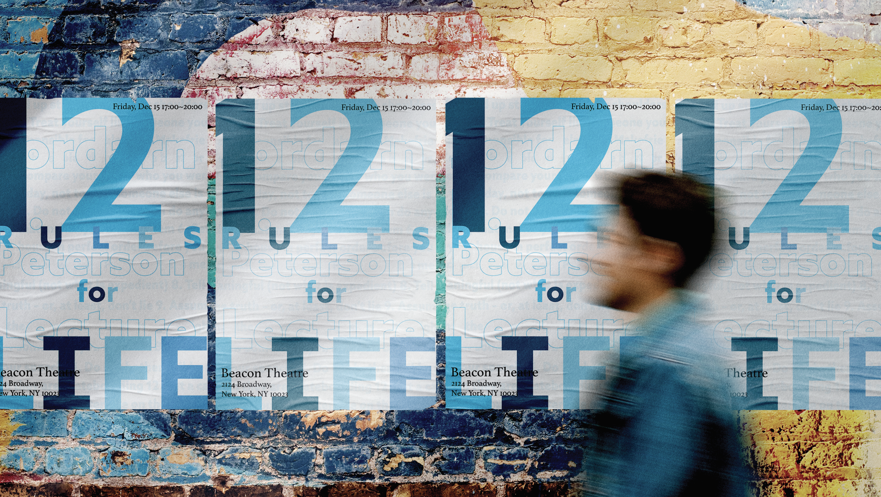 12 Rules for Life poster series design